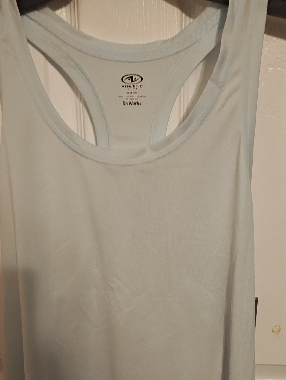 Athletic Works Pale Blue Racerback DriWorks Tank